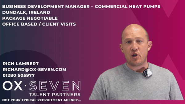 Business Development Manager – Commercial Heat Pumps