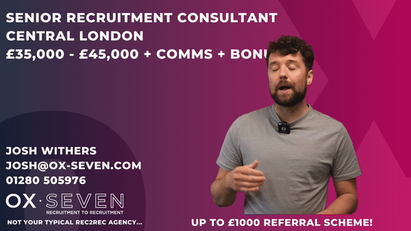 Senior Recruitment Consultant Hospitality